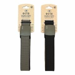 Octo Çift Taraflı Moka/Koyu Kahve Moka Tokalı Kemer
