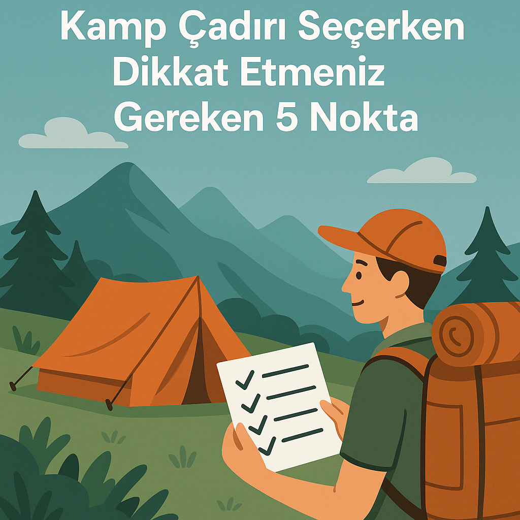Kamp Çadırı Seçerken Dikkat Etmeniz Gereken 5 Nokta