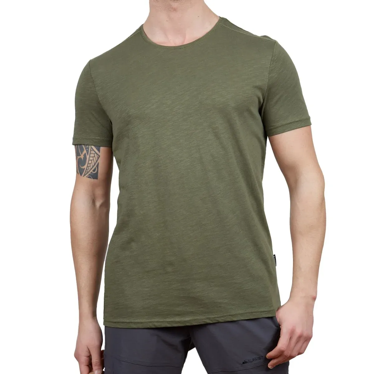 Alpinist Albino Basic T-Shirt M - Haki