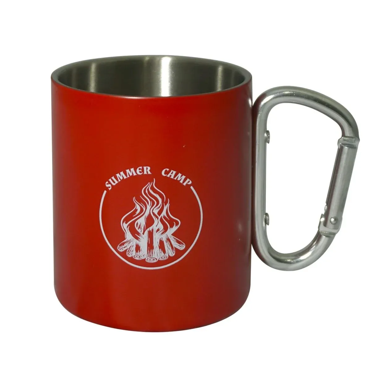 Orcamp Karabinalı Çelik Bardak