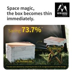 Naturehike L-Box Kapaklı Katlanır Saklama Kutusu-23 LT