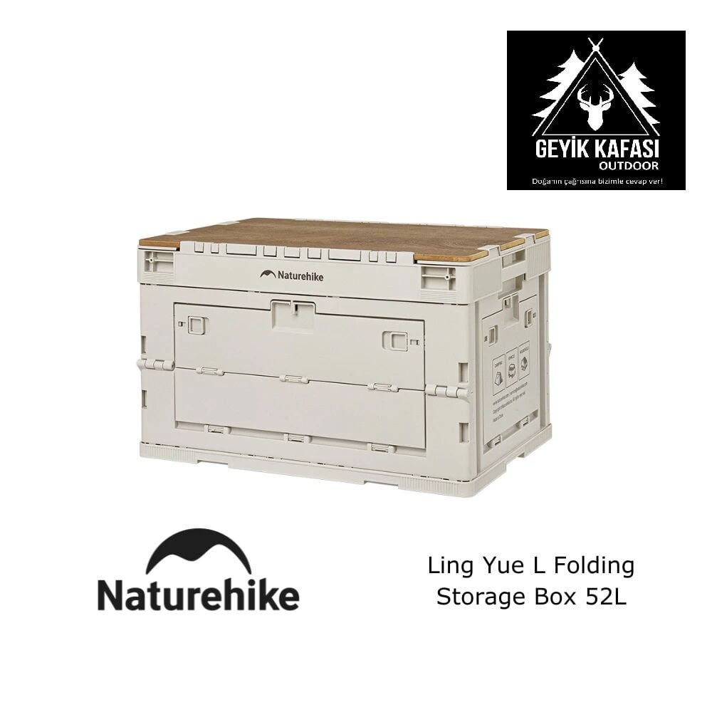 Naturehike L-Box Kapaklı Katlanır Saklama Kutusu-52 LT