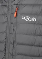 Rab Microlight Alpine 700 Fill Kapüşonlu Erkek Kaz Tüyü Ceket L - Gri