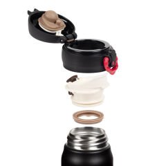 Thermos JNL-600 Ultralight Mug 0,60 LT Deep Black W Red