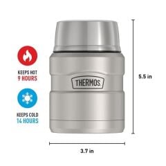 Thermos SK3000 Stainless King Yemek Termosu 0.47 LT Steel