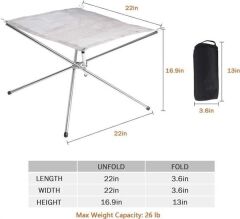 Madfox Fire Rack Katlanır Ateş Sehpası