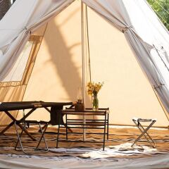 Naturehike Profound 9.6 Carpa Glamping Aile Çadırı | Cotton Pyramid Kanvas |