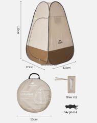 Naturehike Pop-UP WC & Duş & Giyinme Çadırı