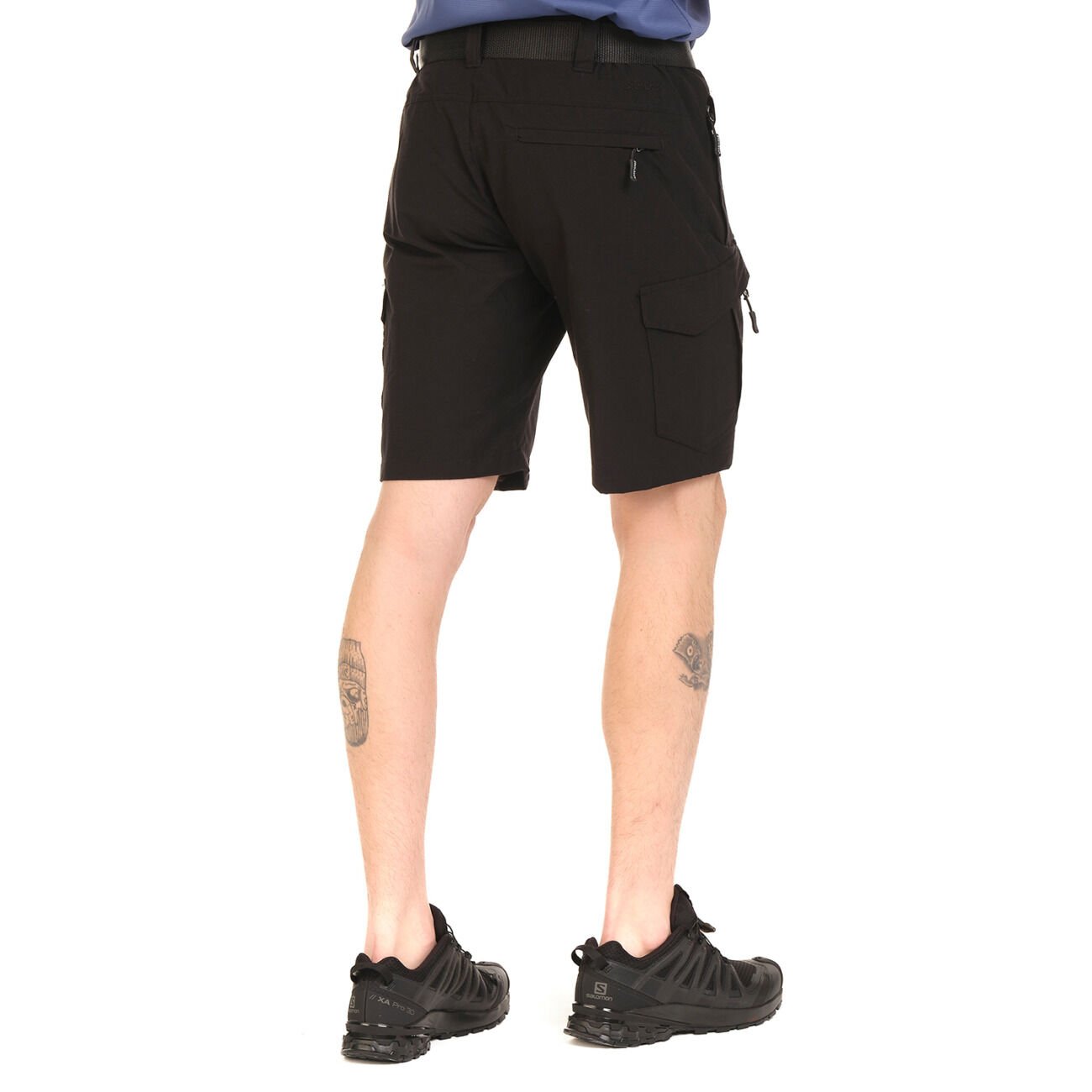 Q Steinbock Truva Outdoor Erkek Şort Siyah - XS