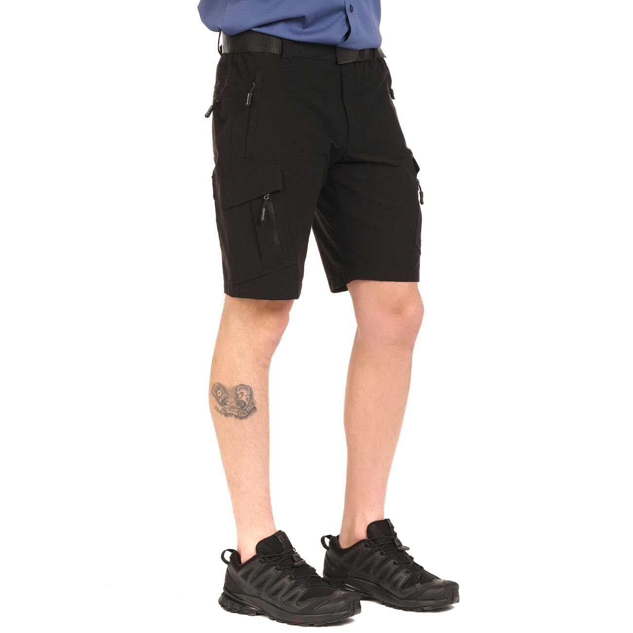Q Steinbock Truva Outdoor Erkek Şort Siyah - S