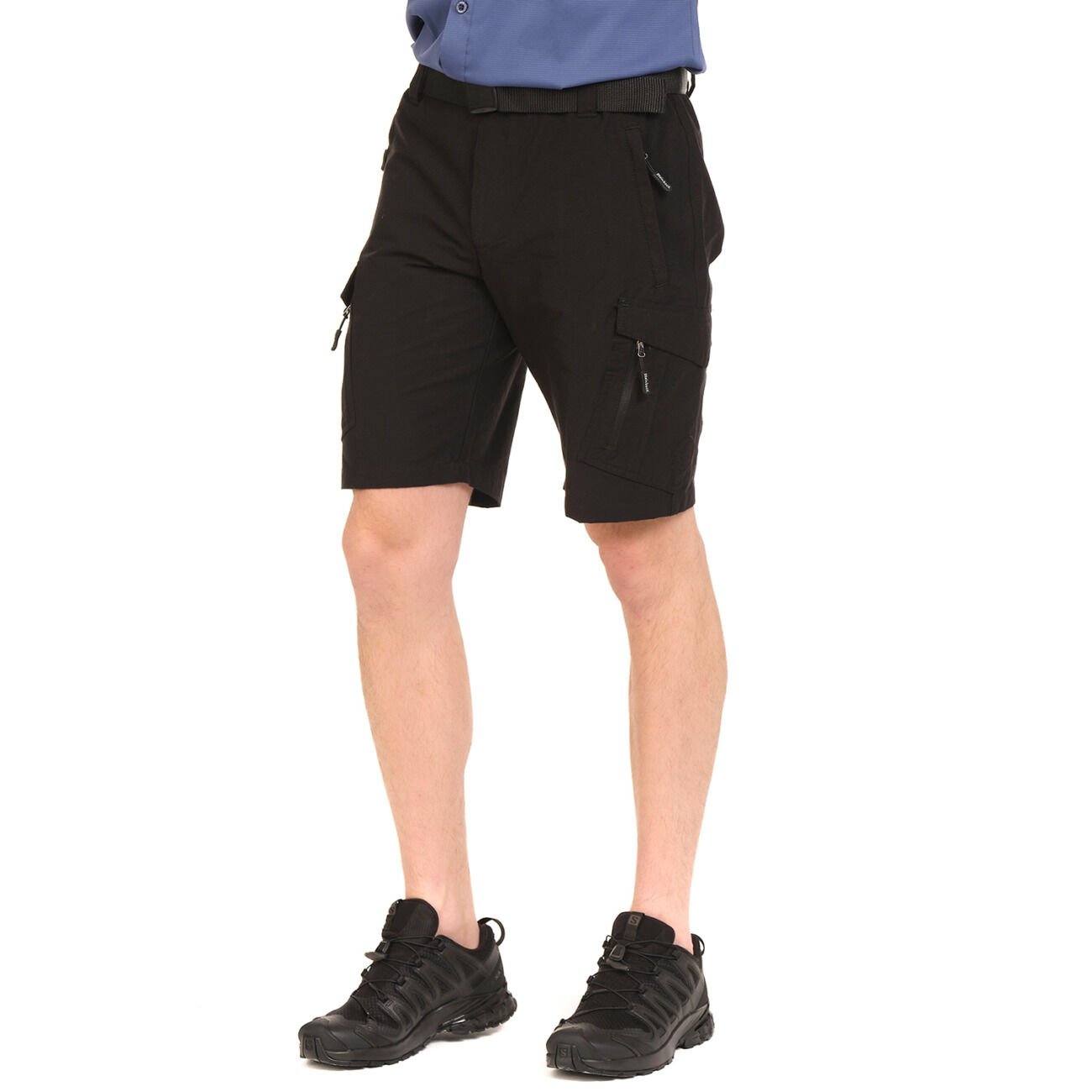 Q Steinbock Truva Outdoor Erkek Şort Siyah - L