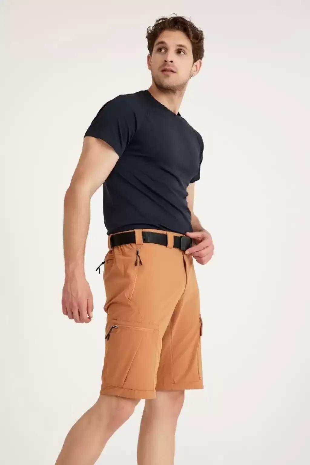 Q Steinbock Quintus Erkek Outdoor Şort Somon - S