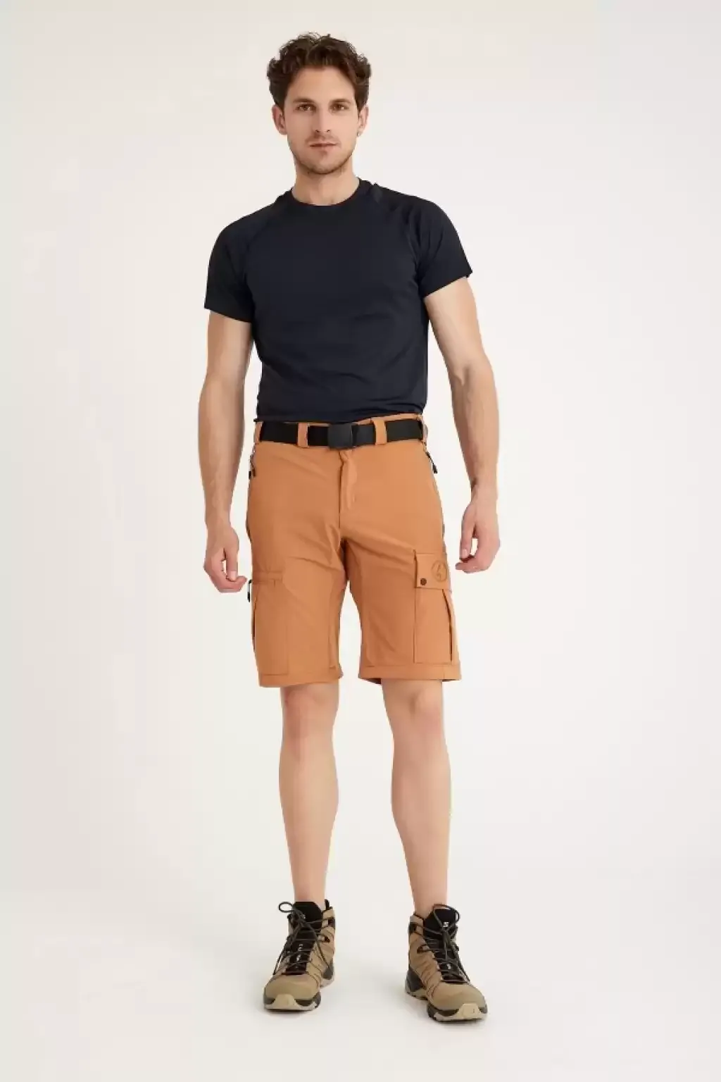 Q Steinbock Quintus Erkek Outdoor Şort Somon - M
