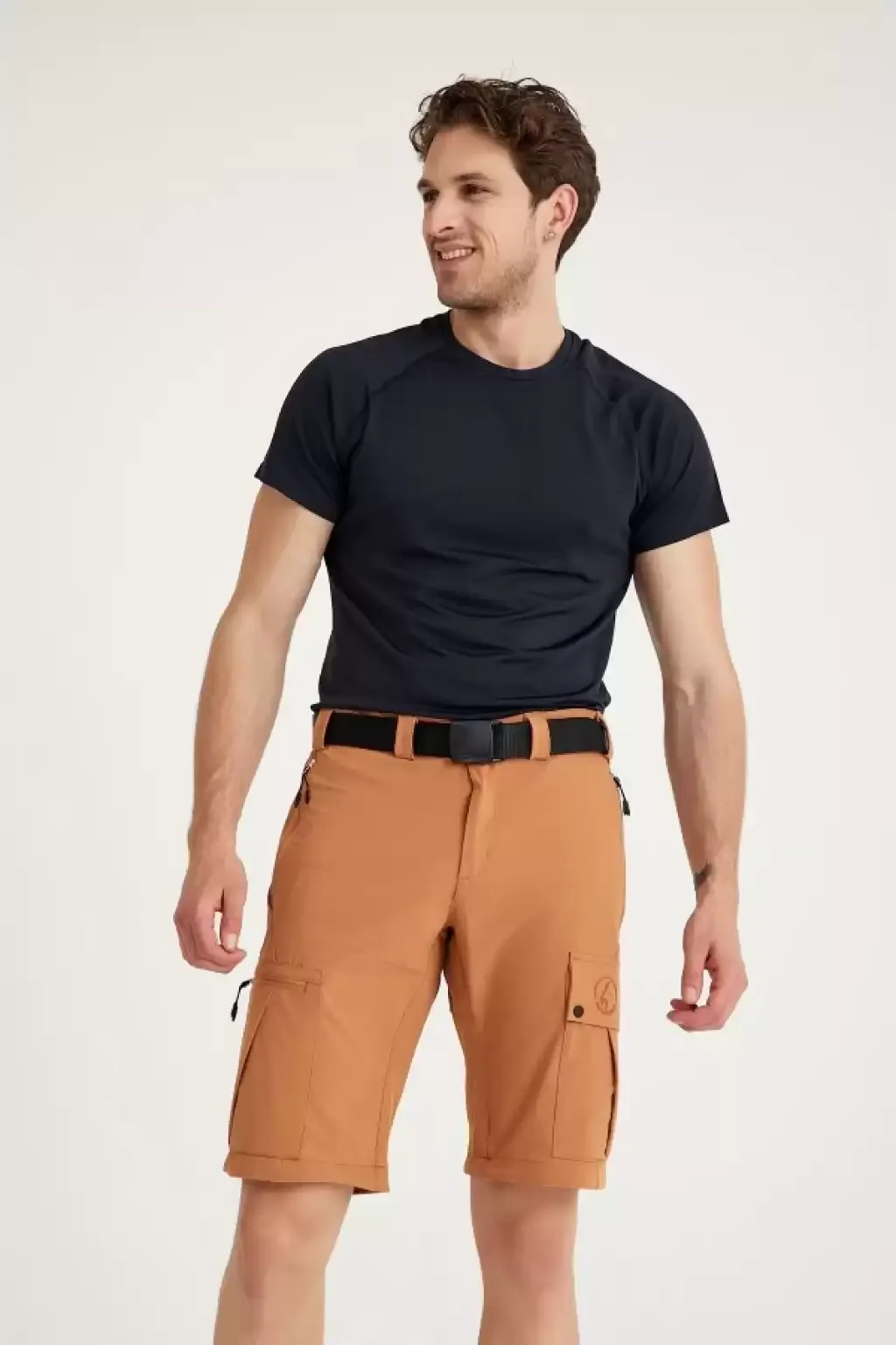 Q Steinbock Quintus Erkek Outdoor Şort Somon - XXL