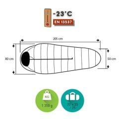 Trimm Battle -23°C Ultralight Uyku Tulumu 185