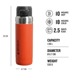 Stanley GO Quick Flip Paslanmaz Çelik Termos 1.06 LT