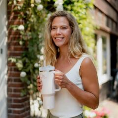 Stanley Quencher H2.O Tumbler Pipetli Termos | 1.2L Açık Pembe