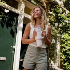 Stanley Quencher H2.O Tumbler Pipetli Termos | 1.2L Açık Pembe