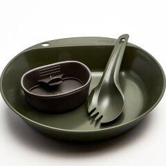 Wildo Pathfinder Kit Multicolor Yemek Seti Zeytin-Koyu Gri