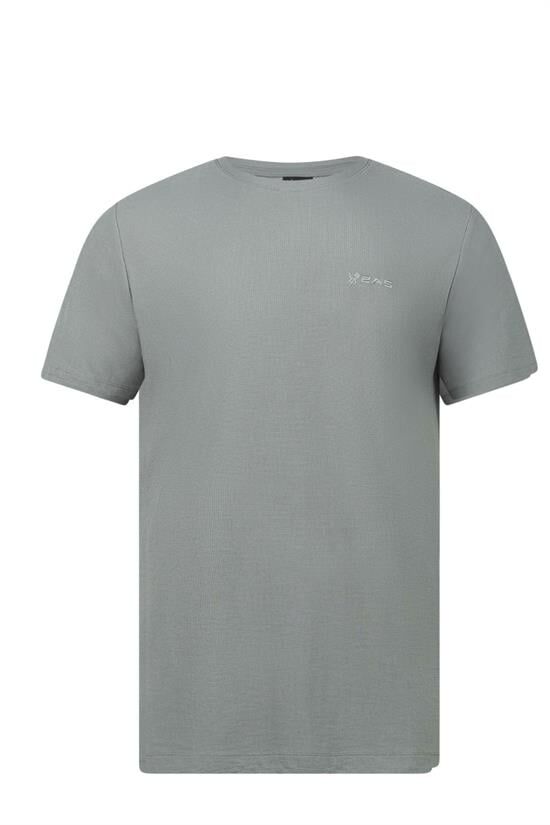 2AS Kalei Sıfır Yaka T-Shirt XXL - Antrasit