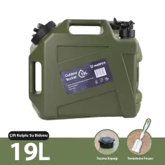 Madfox Galon Air PE Musluklu Su Bidonu 19 Litre