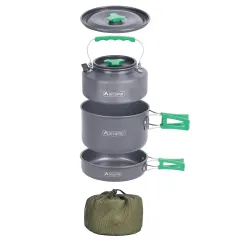 Orcamp Alüminyum Tencere Seti 3 Parça Antrasit