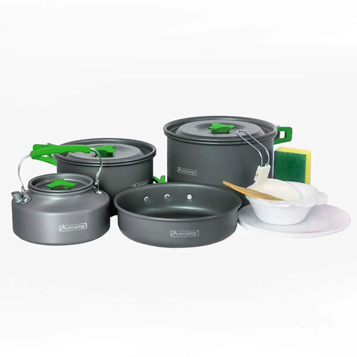 Orcamp Alüminyum Tencere Seti 4 Parça Antrasit