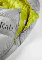 Rab Mythic 200 +1°C Ultralight(515gr) 900 Fill Kaz Tüyü Uyku Tulumu Gri