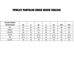 2AS Powloy Yünlü Erkek Pantolon XXL - Haki