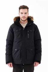 2AS Saalbach Down Erkek Parka XXXL - Siyah