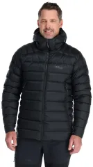 Rab Electron Pro 800 Fill Erkek Kaz Tüyü Ceket Siyah - L