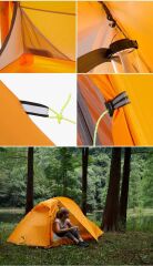 Naturehike Spider1 Cycling Ultralight Tek Kişilik Kamp Çadırı + Zemin Matı