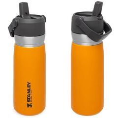 Stanley GO Iceflow Pipetli Paslanmaz Çelik Soğuk Su Termosu 0.65 LT Turuncu