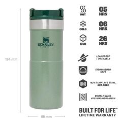 Stanley Klasik Neverleak Termos Bardak 0.35 LT Yeşil