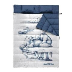 Naturehike Zarf Tarzı Yastıklı Çift Kişilik Pamuklu Uyku Tulumu Polar Bear