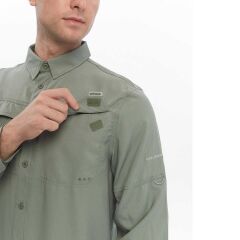 FreeCamp Novella Erkek Outdoor Gömlek M - Yeşil