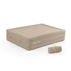 Naturehike Changyou Peach Fleece TPU Double Yüksek Şişme Yatak Açık Kahverengi