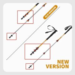 Naturehike ST01 Teleskopik Trekking Batonu | 62-135 cm Yeşil