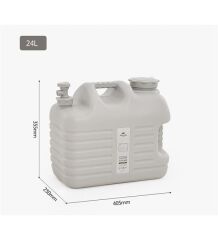 Naturehike Galon Air PE Musluklu Su Bidonu 24 Lt