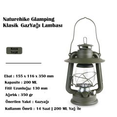 Naturehike Glamping Klasik Gaz Yağı Lambası