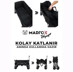 Madfox Voyager Katlanır Çok Amaçlı Yük Taşıma Arabası