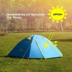Naturehike P-Serisi 2 Kişilik Kamp Çadırı Yeşil