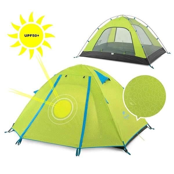 Naturehike P-Serisi 2 Kişilik Kamp Çadırı Yeşil