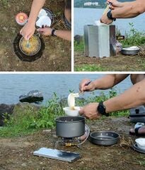 Naturehike Katlanır Rüzgar Kesici Aparat | 10 Parça