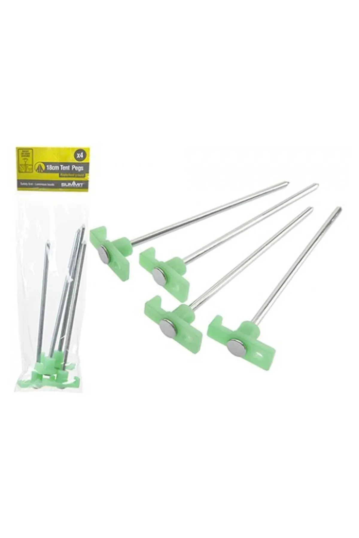 Summit 18cm Sert Zeminler İçin Çadır Kazığı 4'lü Paket