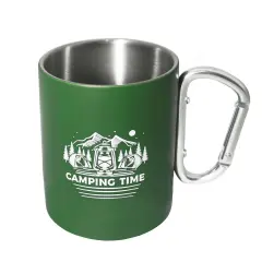 Orcamp Karabinalı Çelik Bardak Yeşil