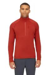 Rab Nexus Pull-On Outdoor Erkek Baselayer Sweatshirt L - Kırmızı