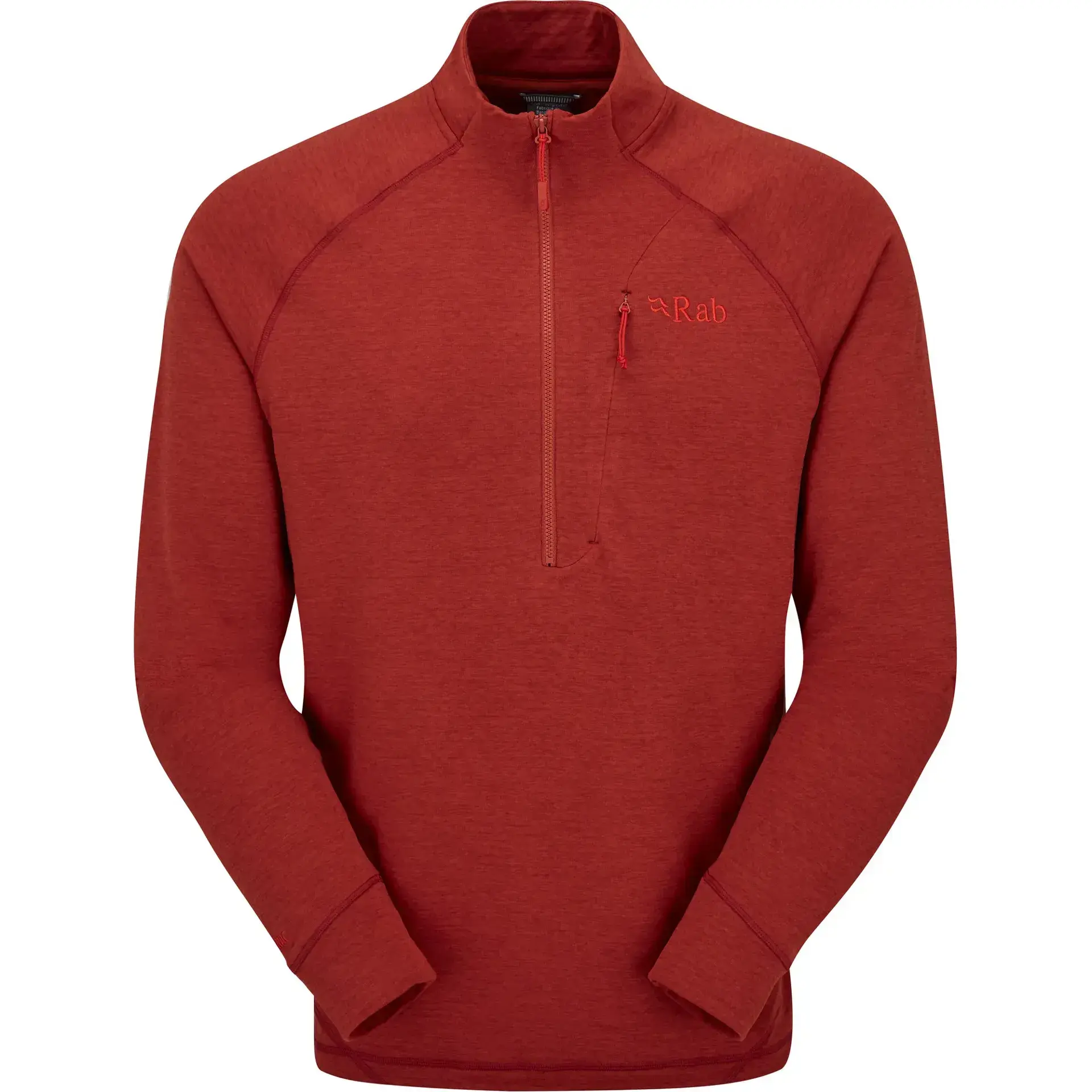 Rab Nexus Pull-On Outdoor Erkek Baselayer Sweatshirt L - Kırmızı